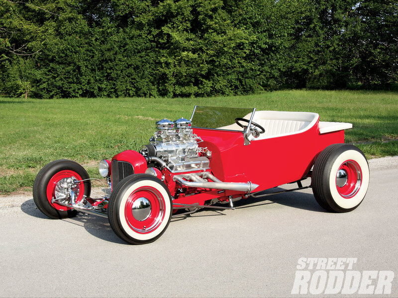 Red Hot Rod Car — Serene