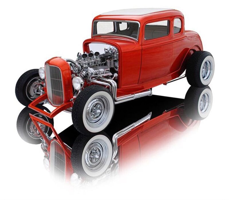 Red Hot Rod Car — Showcase, Photograph