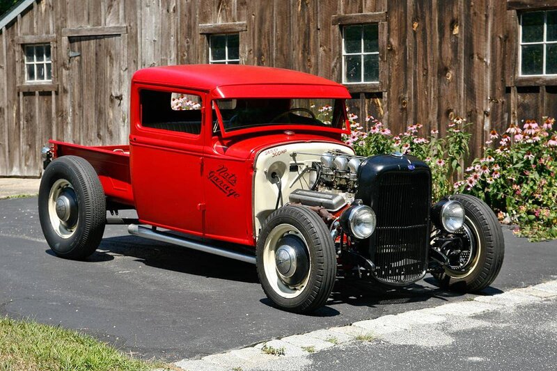 Red Hot Rod Truck — Calm, Afternoon