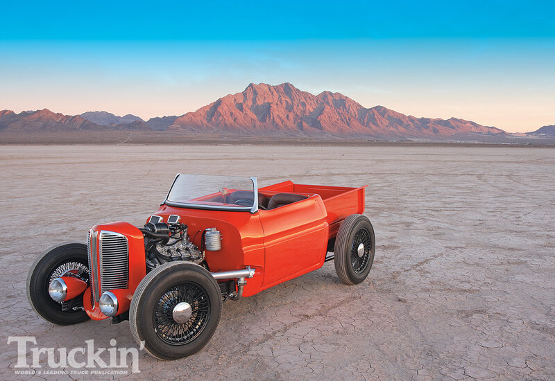 Red Hot Rod Truck — Orange