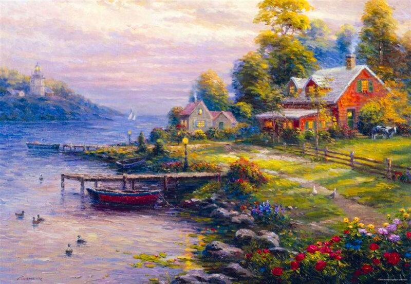 Red House by the Lake — Green