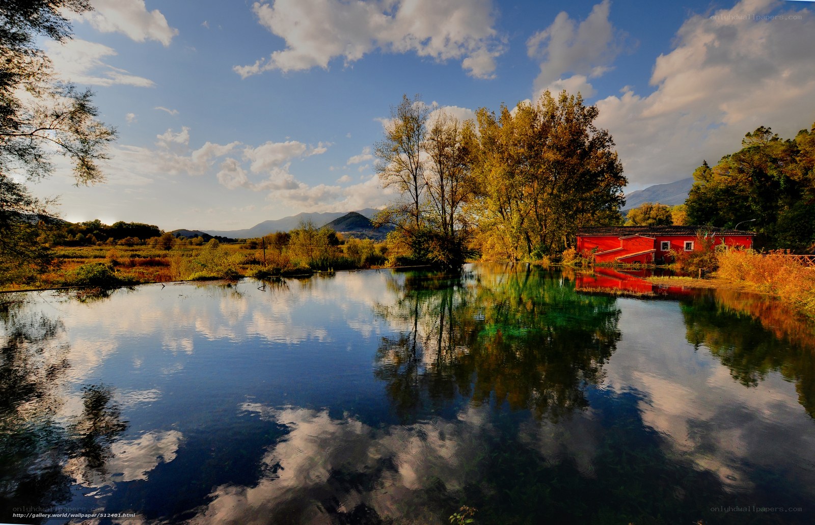 Red House by the Lake