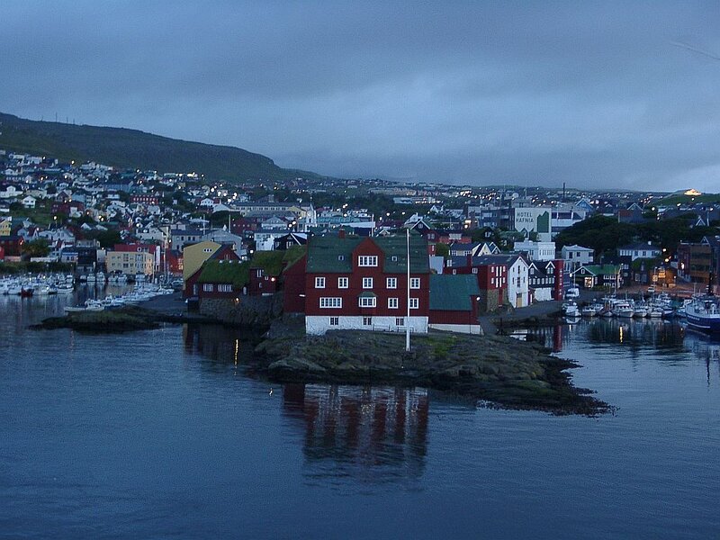 Red House on Island