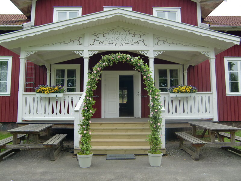 Red House with Porch