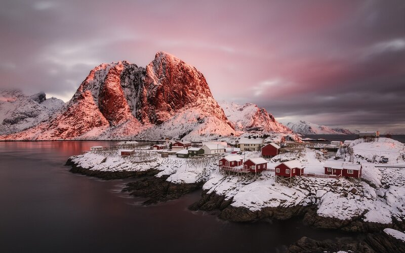 Red Houses on Coast