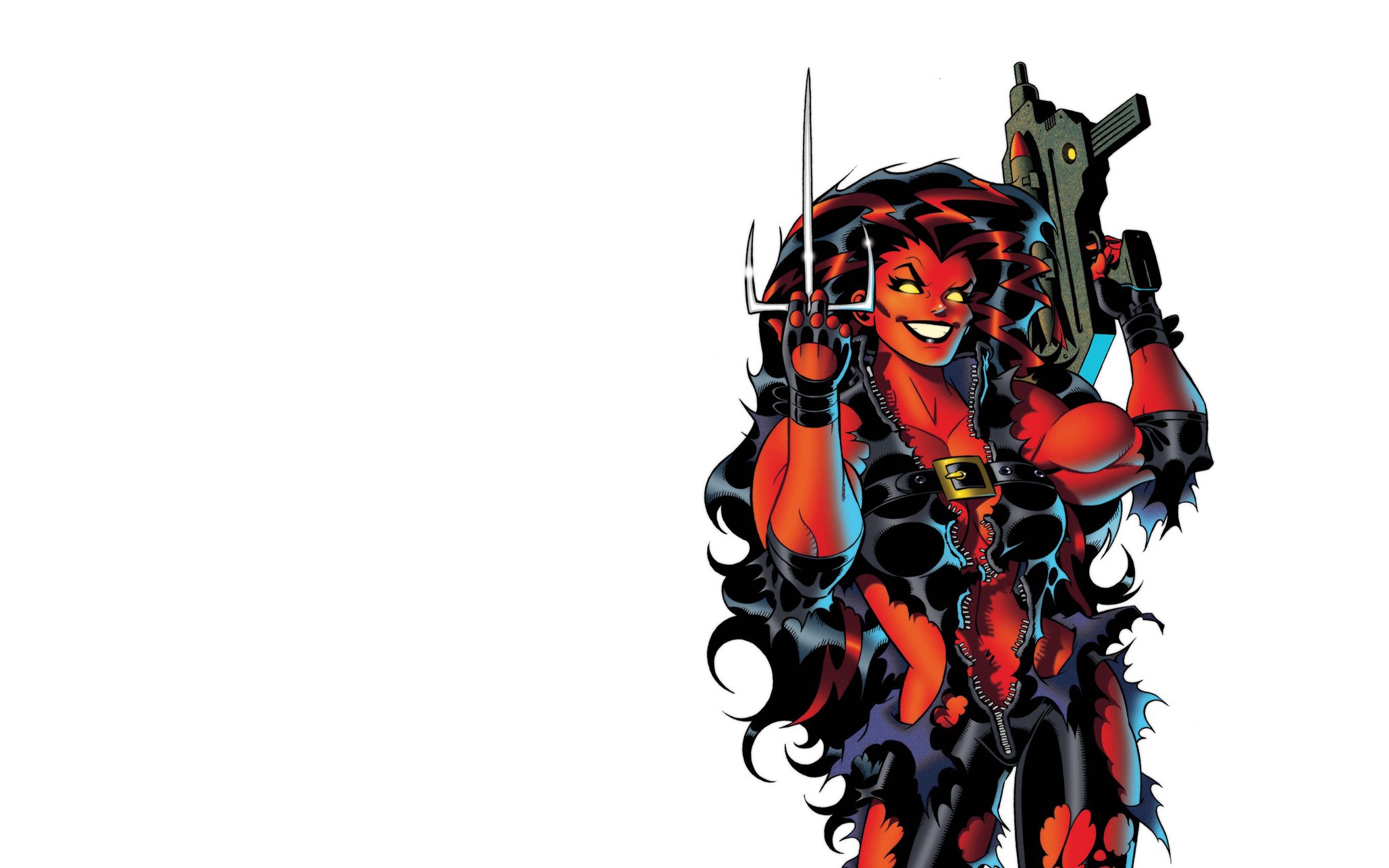 Red Hulk character illustration