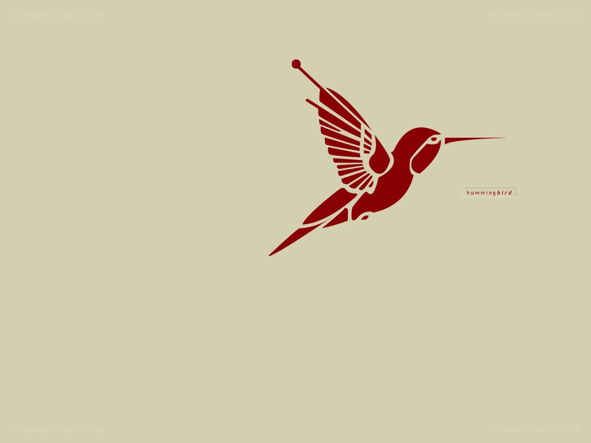 red hummingbird logo