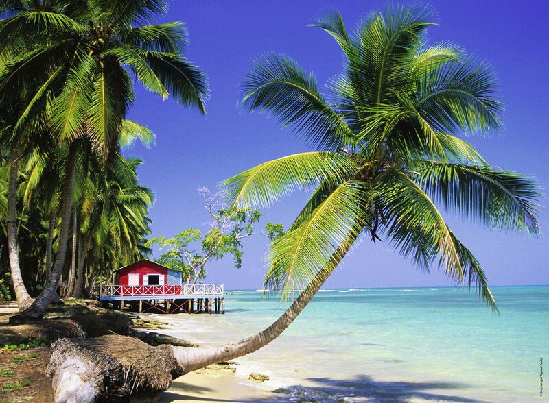 Red Hut on Beach