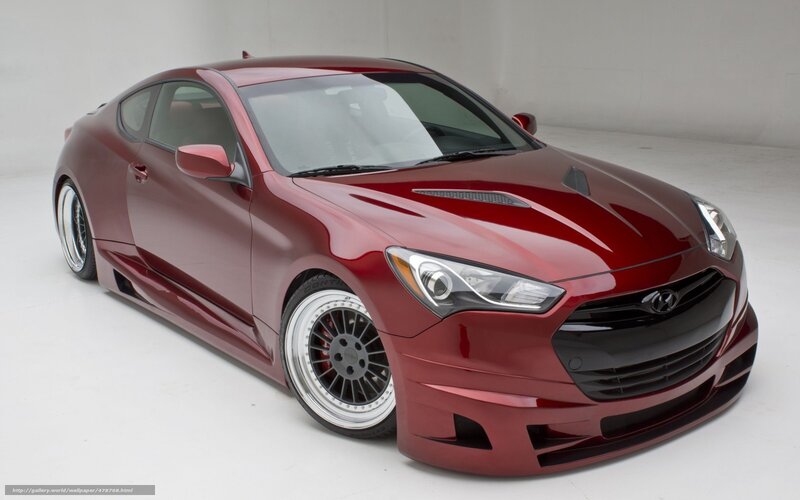Red Hyundai Coupe — Neutral