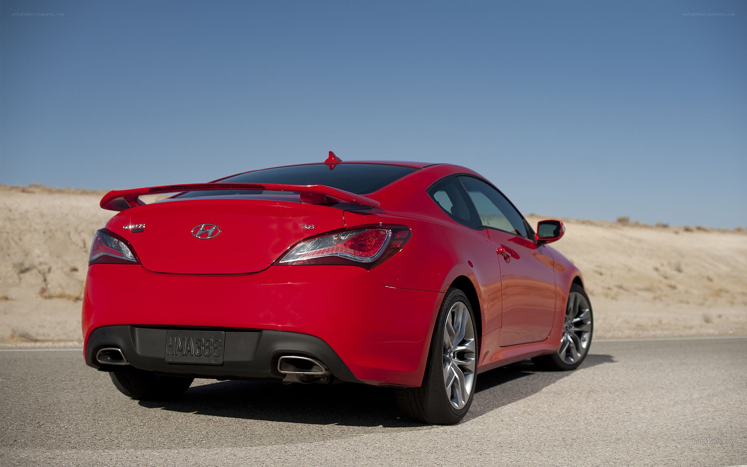 red hyundai genesis coupe