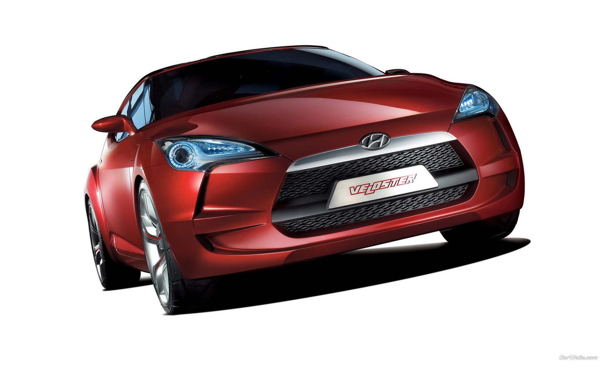Red Hyundai Veloster Concept