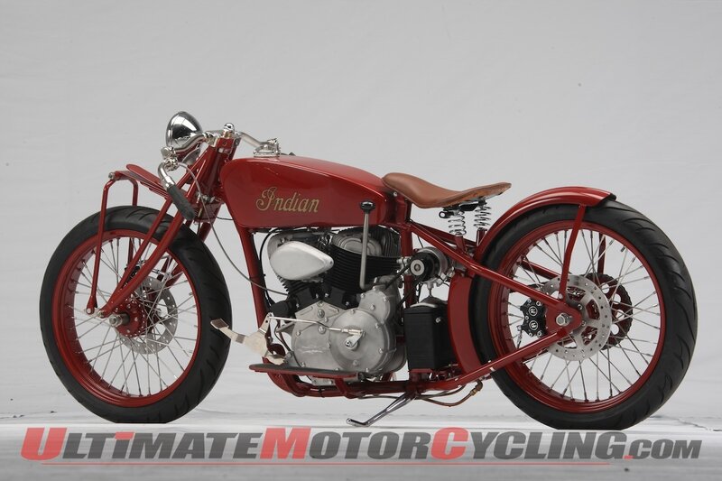 Red Indian Motorcycle — Neutral