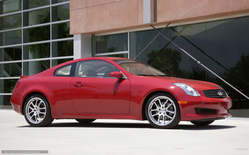 Red Infiniti Coupe