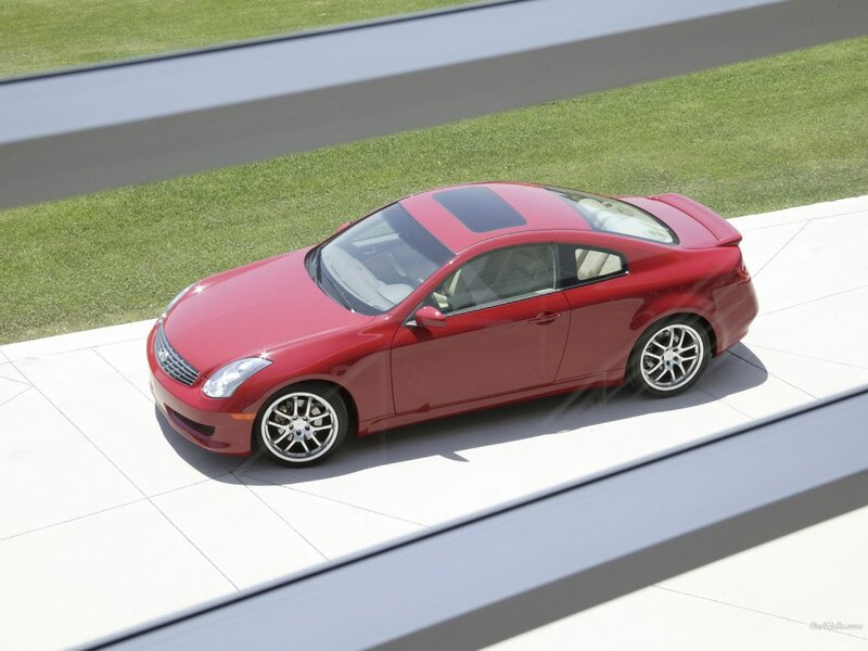 Red Infiniti G35 Coupe
