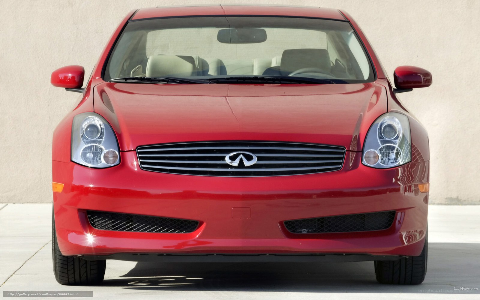 Red Infiniti G35 Coupe