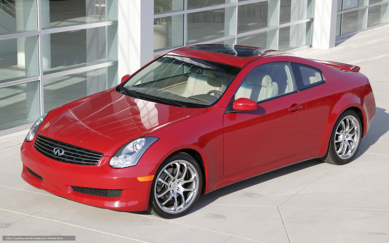 Red Infiniti G35 Coupe