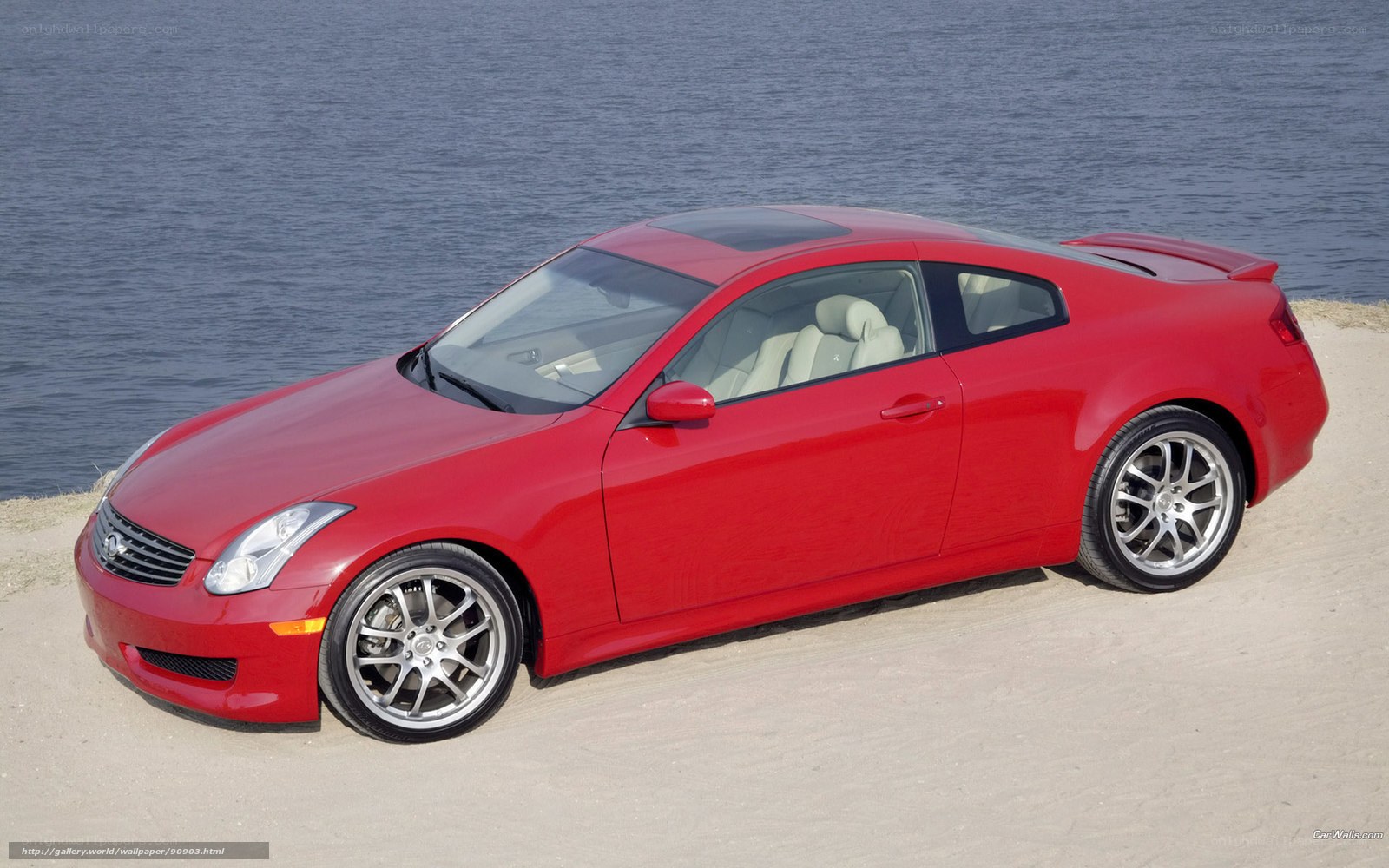Red Infiniti G35 Coupe