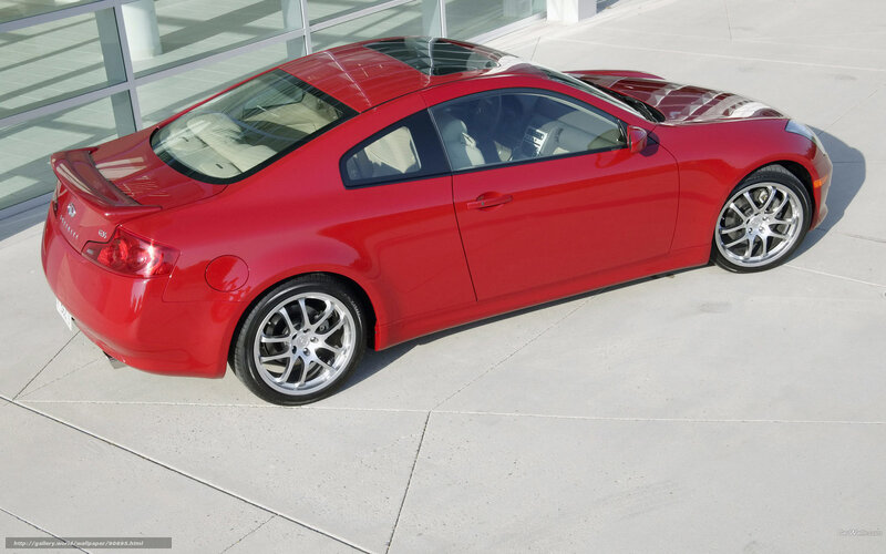 Red Infiniti G35 Coupe — Neutral