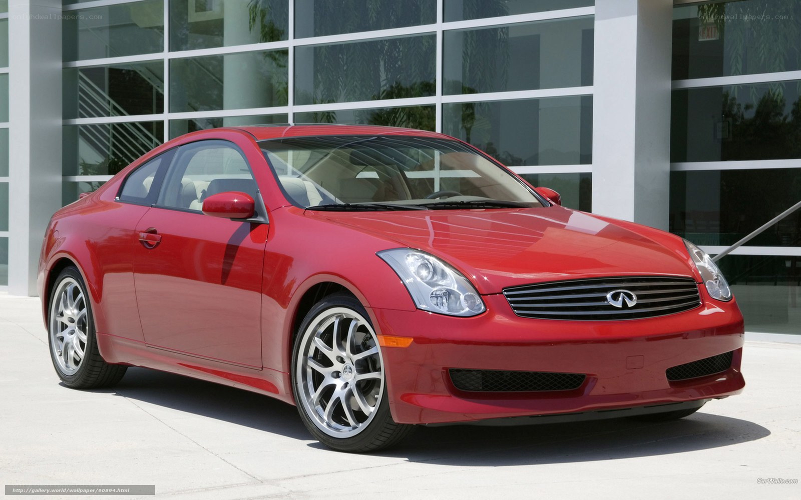 Red Infiniti G35 Coupe