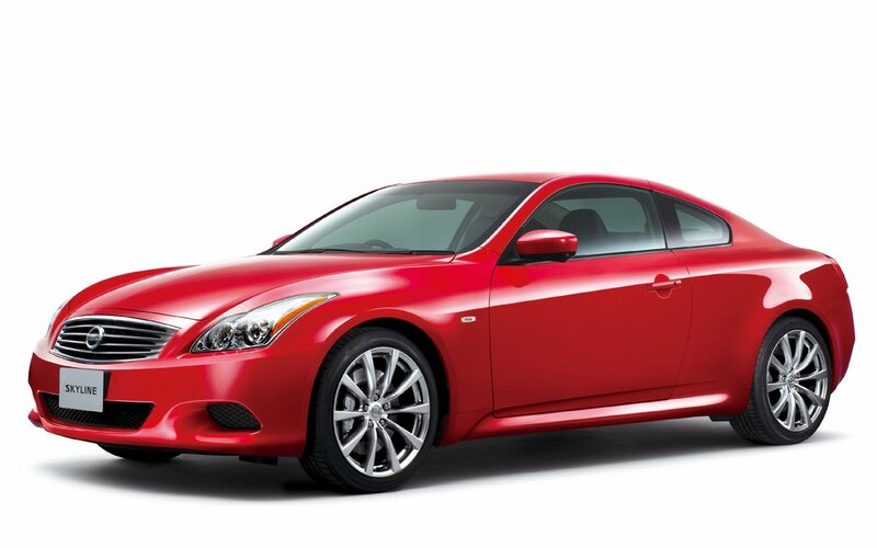 Red Infiniti G37 Coupe