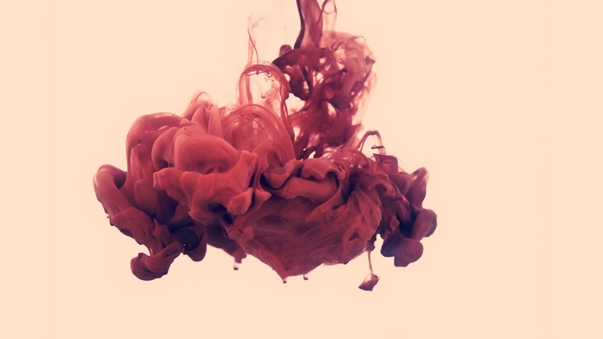 red ink in water