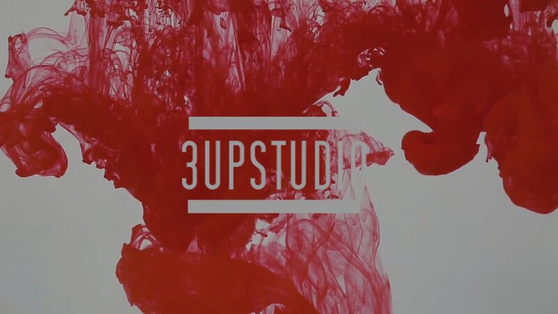 Red Ink in Water — Dramatic, Abstract