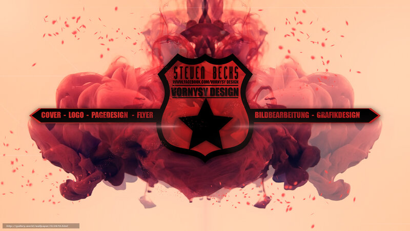 red ink splash logo design