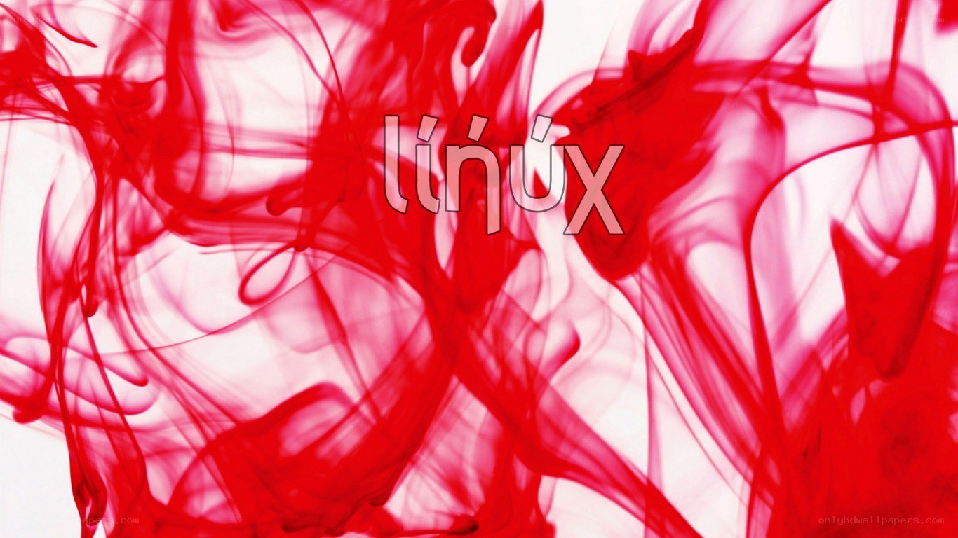 red ink swirl with text