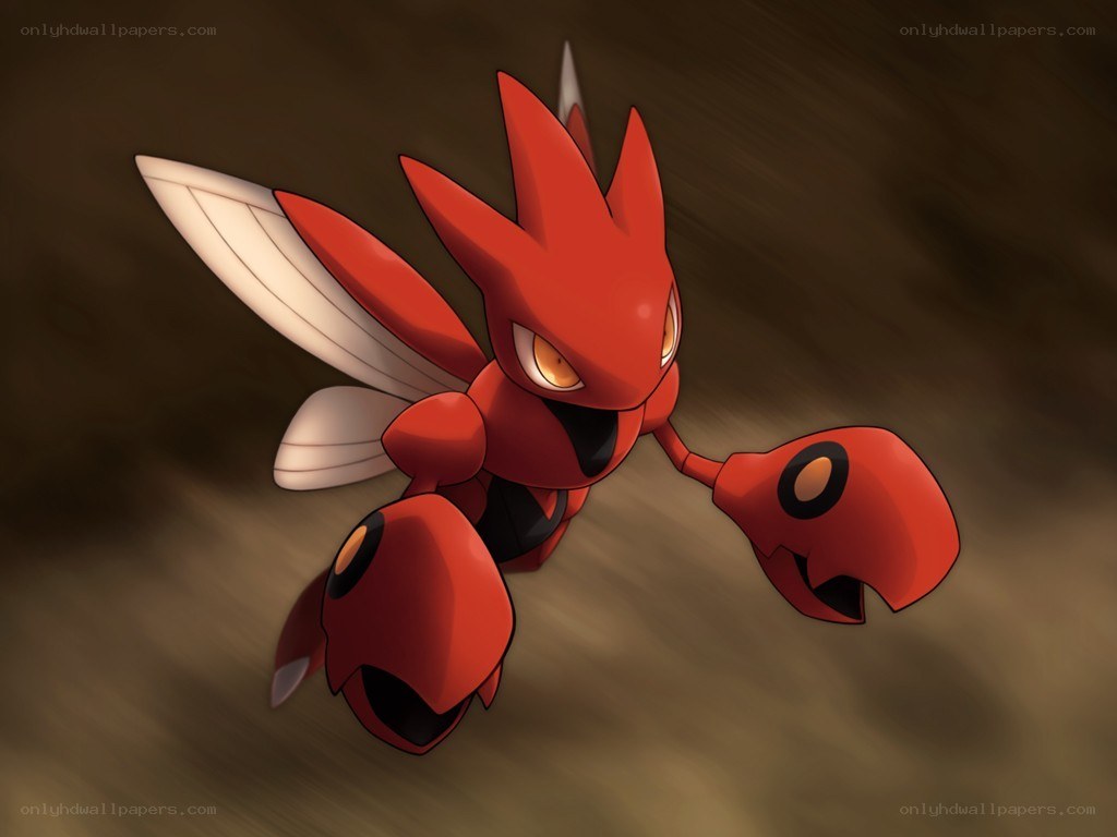 Red insect-like Pokémon