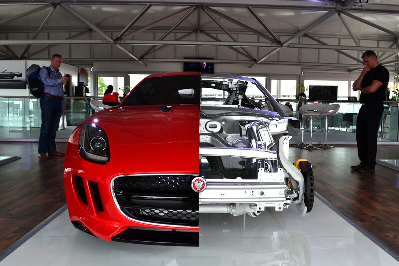 Red Jaguar Car — Neutral