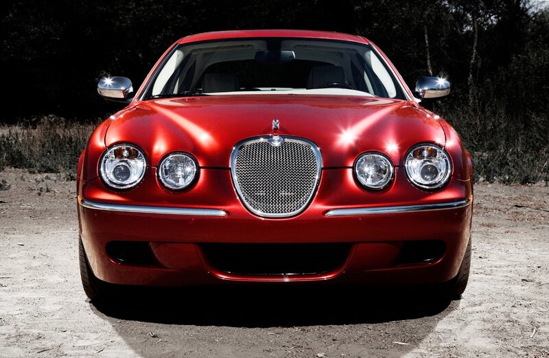 Red Jaguar Car