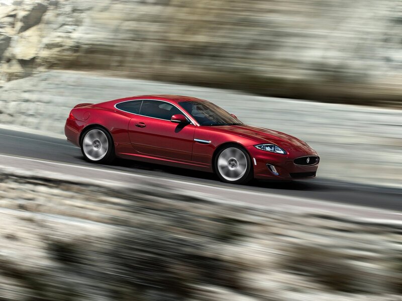 Red Jaguar Coupe — Dynamic
