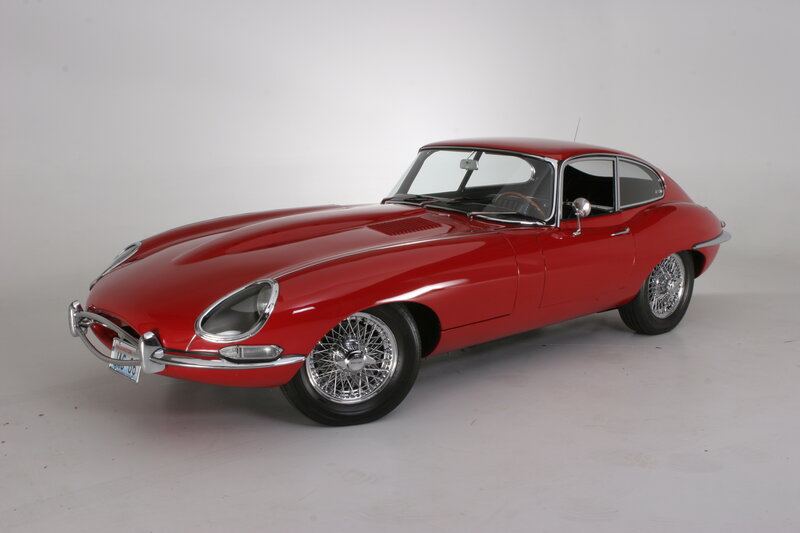 Red Jaguar E-Type Coupe
