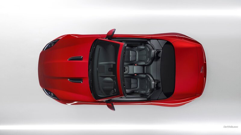 Red Jaguar F-type Car — Clean, Modern