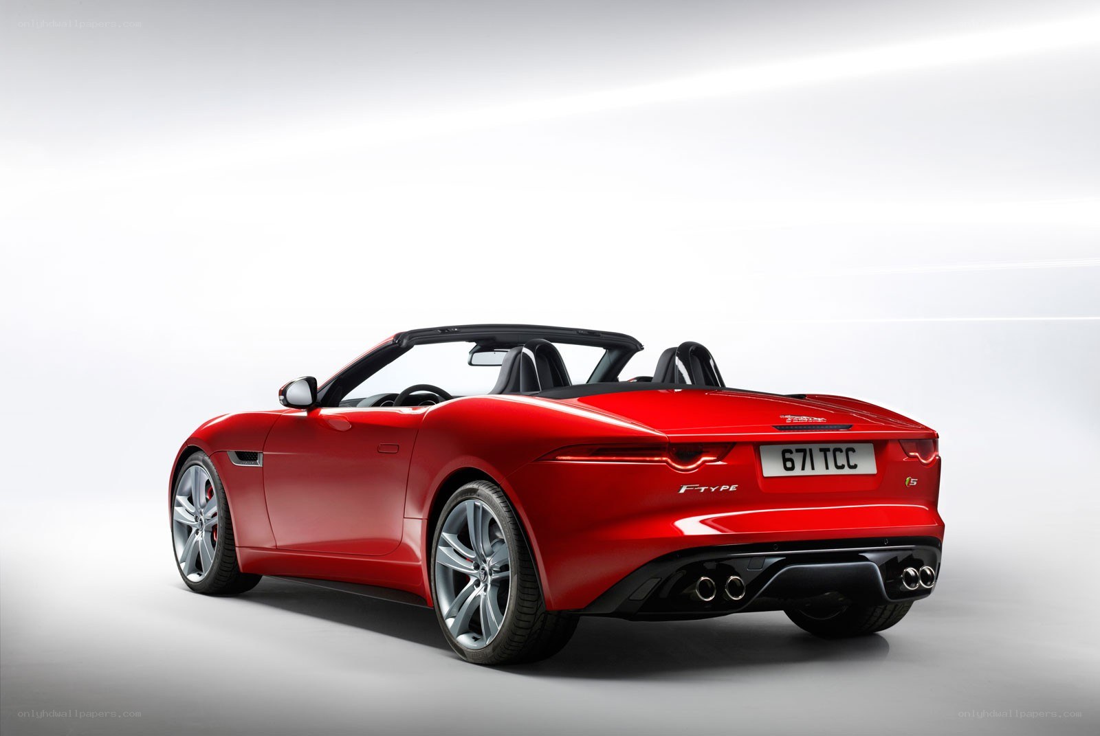 Red Jaguar F-Type Convertible