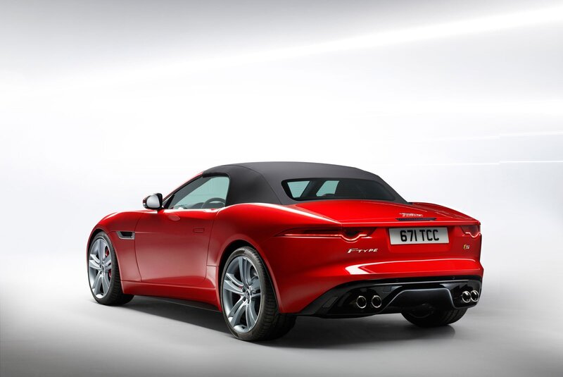 Red Jaguar F-Type Convertible