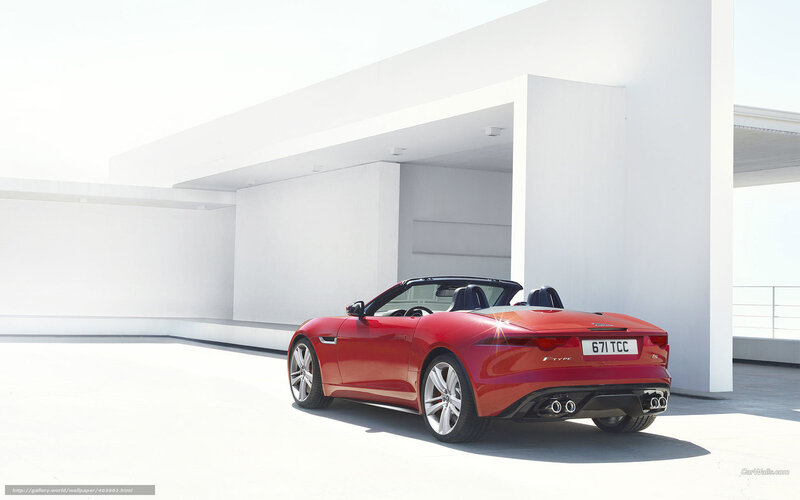 Red Jaguar F-Type Convertible