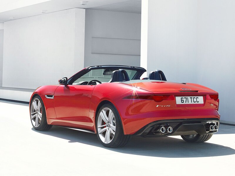Red Jaguar F-type — Modern