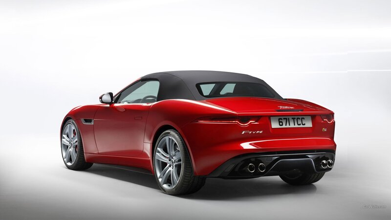 Red Jaguar F-type — Neutral, Photograph, Convertible