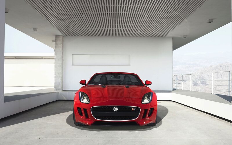 Red Jaguar F-Type S