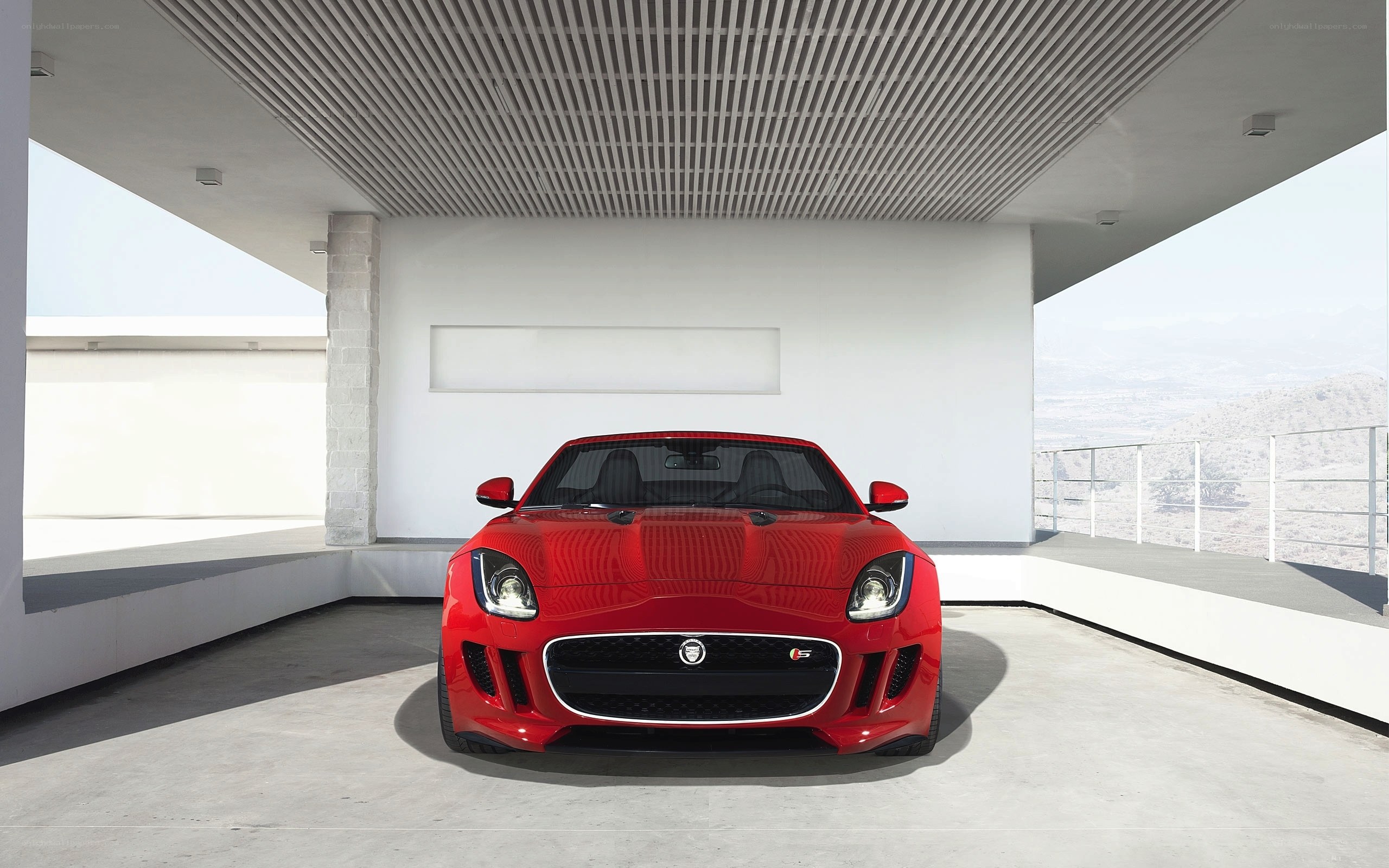 Red Jaguar F-Type S