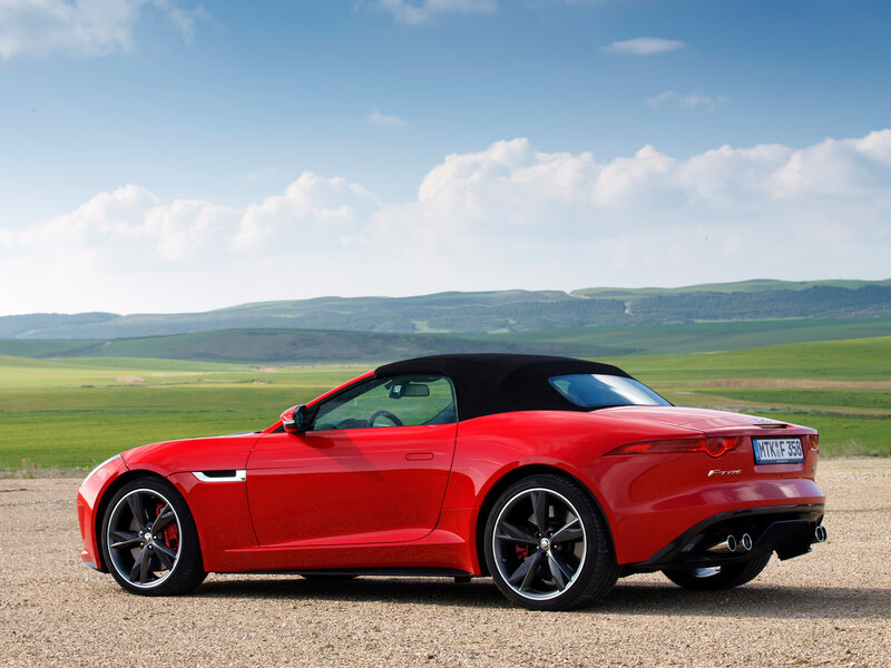 Red Jaguar F-type — Serene, Afternoon, Photograph, Convertible