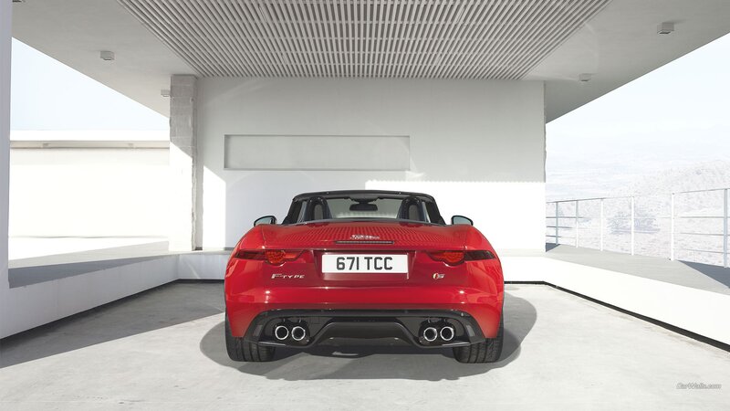 Red Jaguar F-type — Serene, Afternoon