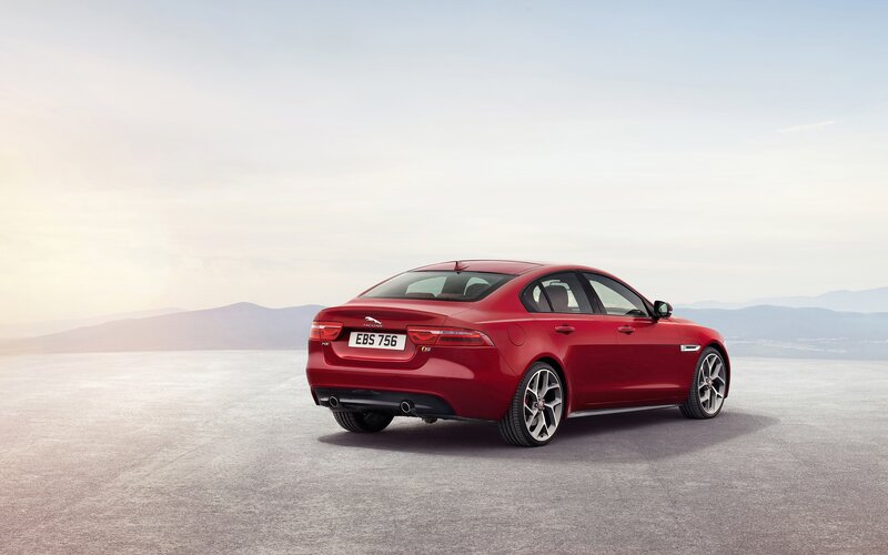 Red Jaguar Xfr Sedan — Serene