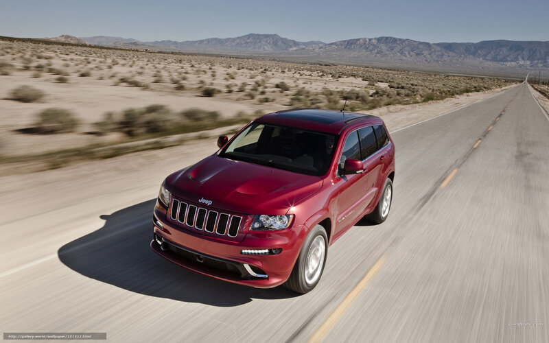 Red Jeep Cherokee — Dynamic