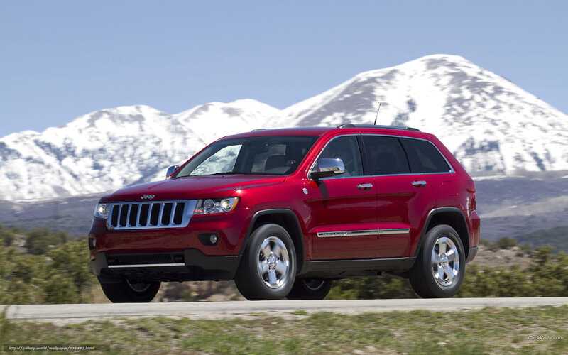 Red Jeep Cherokee — Outdoor, Afternoon
