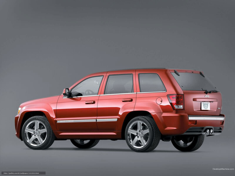 Red Jeep Grand Cherokee — Neutral, Photograph