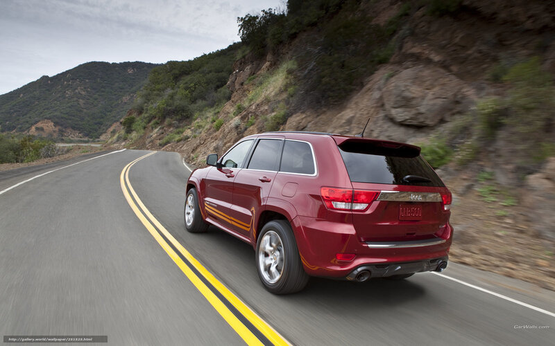 Red Jeep Suv — Dynamic, Afternoon, Photograph