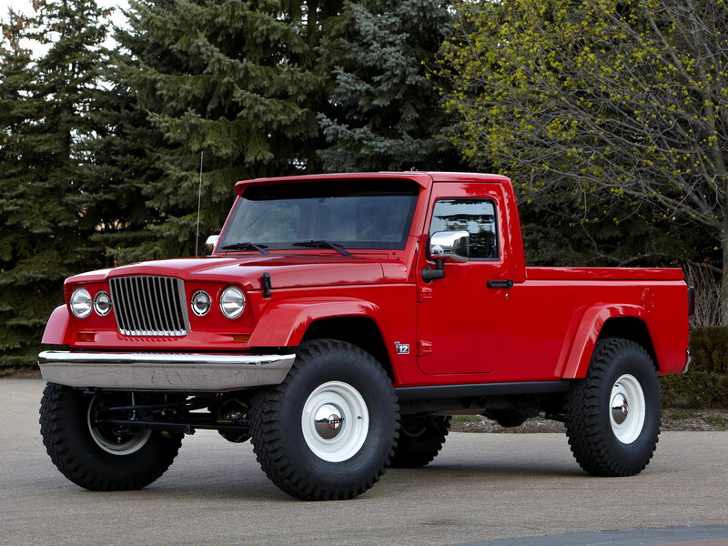 Red Jeep Truck — Calm