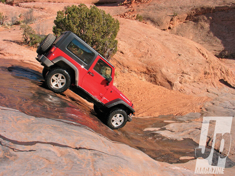 Red Jeep Wrangler — Adventurous